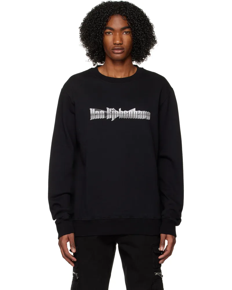 Han Kjøbenhavn Black Printed Sweatshirt Black