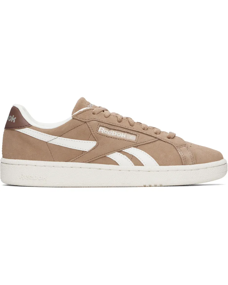 Reebok Beige Club C Grounds UK Sneakers Earth