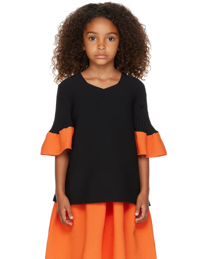 CFCL Kids Black & Orange Pottery Kid 1 Top Black-orange