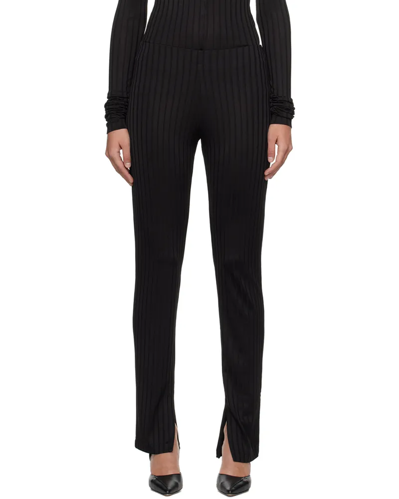 BITE Studios Black Vented Trousers Black