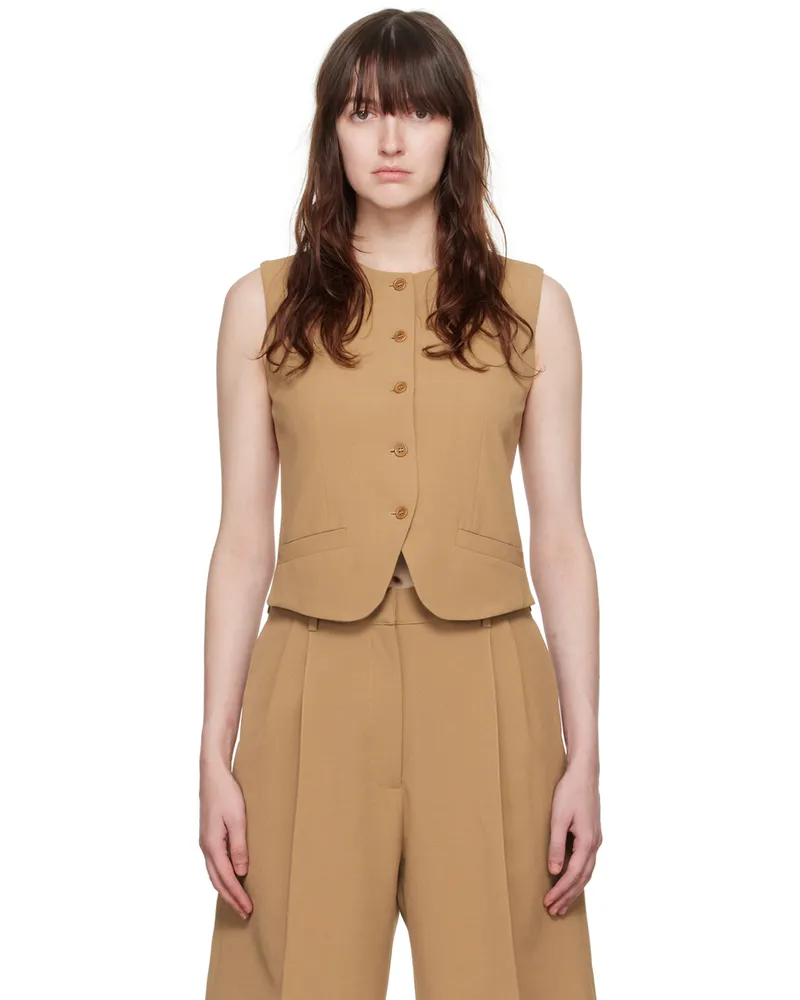 Beaufille SSENSE Exclusive Tan Rubens Vest Camel