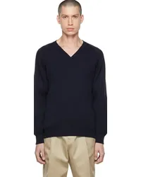 Comme des Garçons Navy Lochaven Of Scotland Edition Sweater Navy