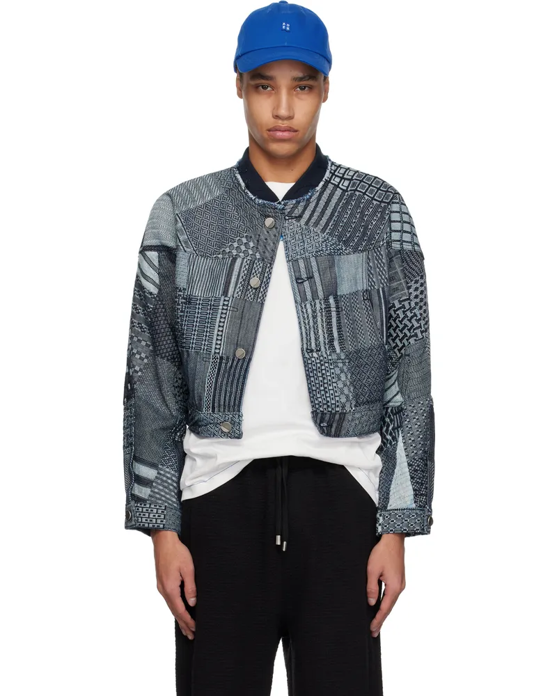 Adererror Blue Collaz Product. 21 Denim Jacket Blue