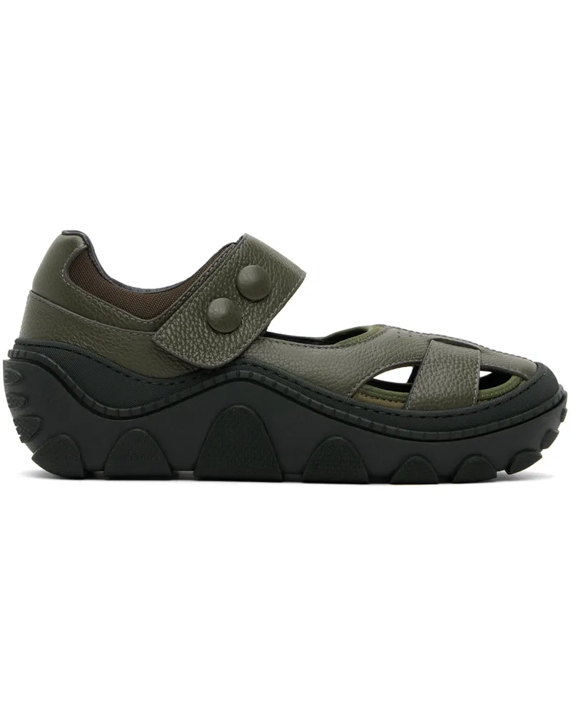 KIKO KOSTADINOV Khaki Hybrid Sandals Bosco