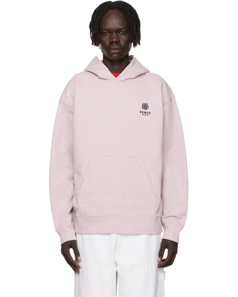 Kenzo Pink Kenzo Paris 'Boke Flower' Embroidered Oversized Hoodie Rose