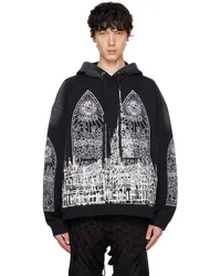 WHO DECIDES WAR Black Cathedral Hoodie Coal