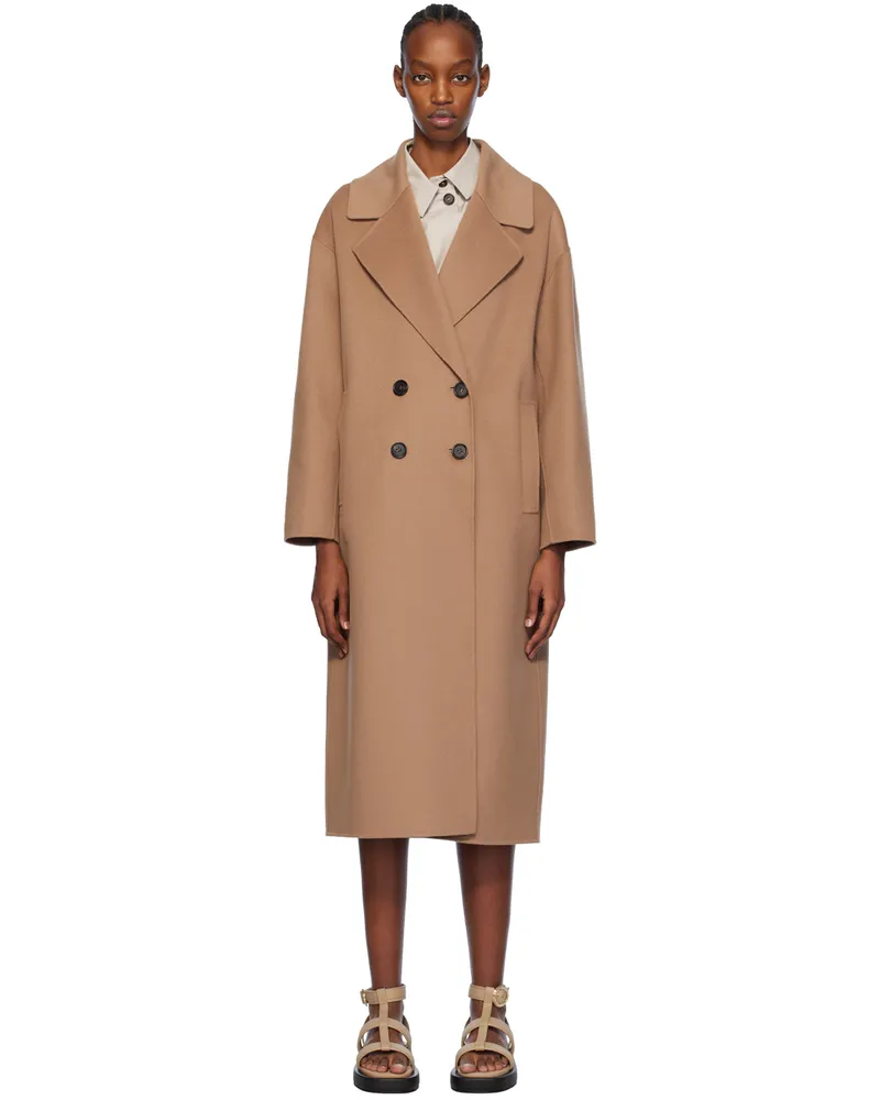 Max Mara Brown Holland Coat 014