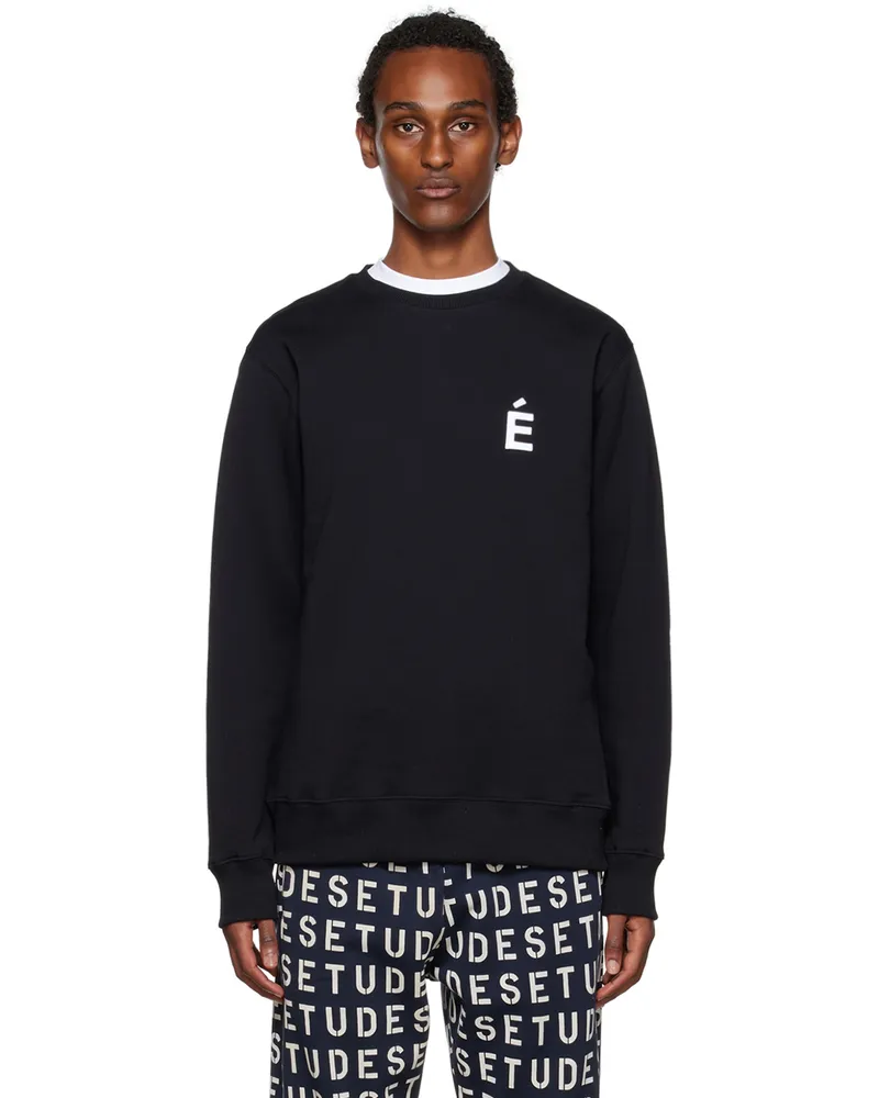 Études Studio Black Story Patch Sweatshirt Black