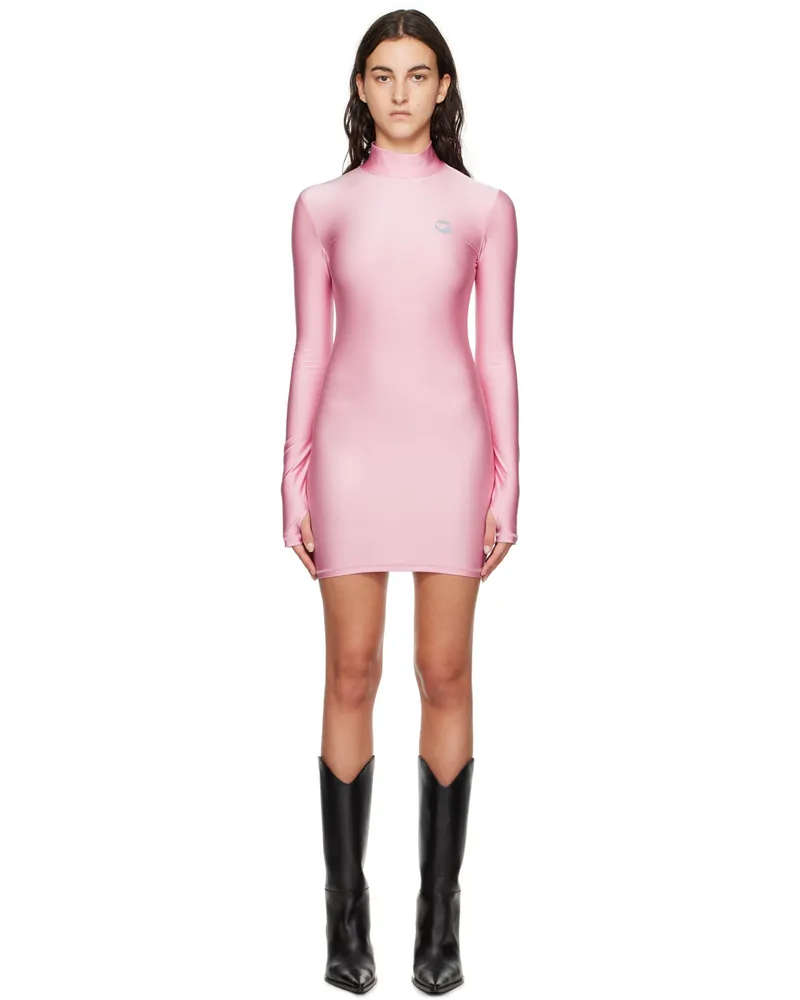 COPERNI Pink High Neck Minidress Pink