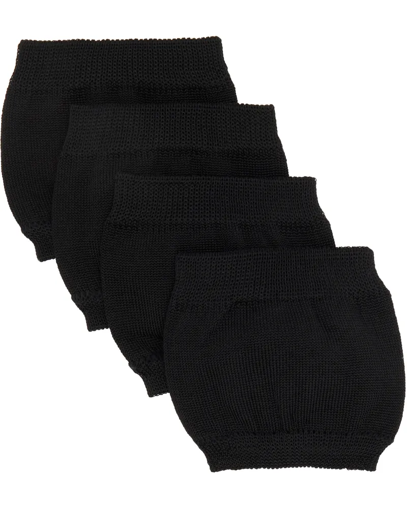 Swedish Stockings SSENSE Exclusive Two-Pack Black Little Sandal Liner Socks 191