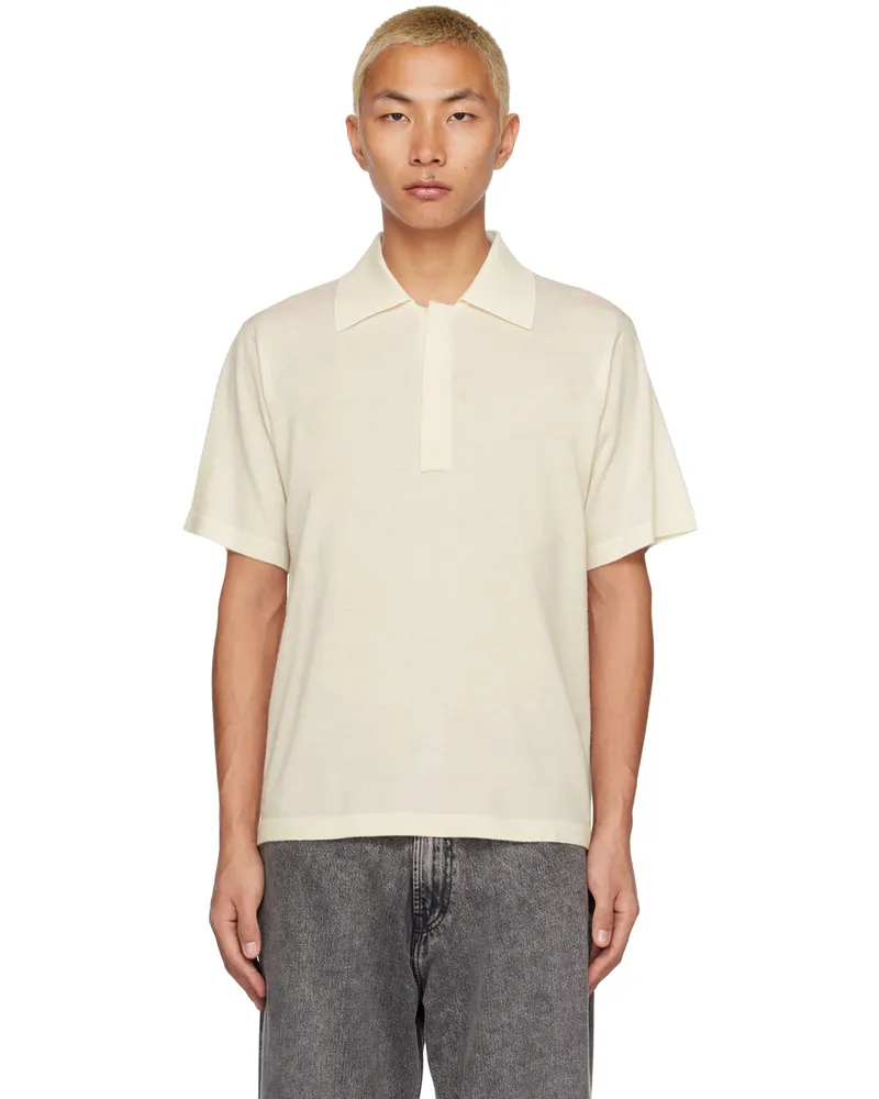 Lisa Yang Off-White 'The Charles' Polo Ivory