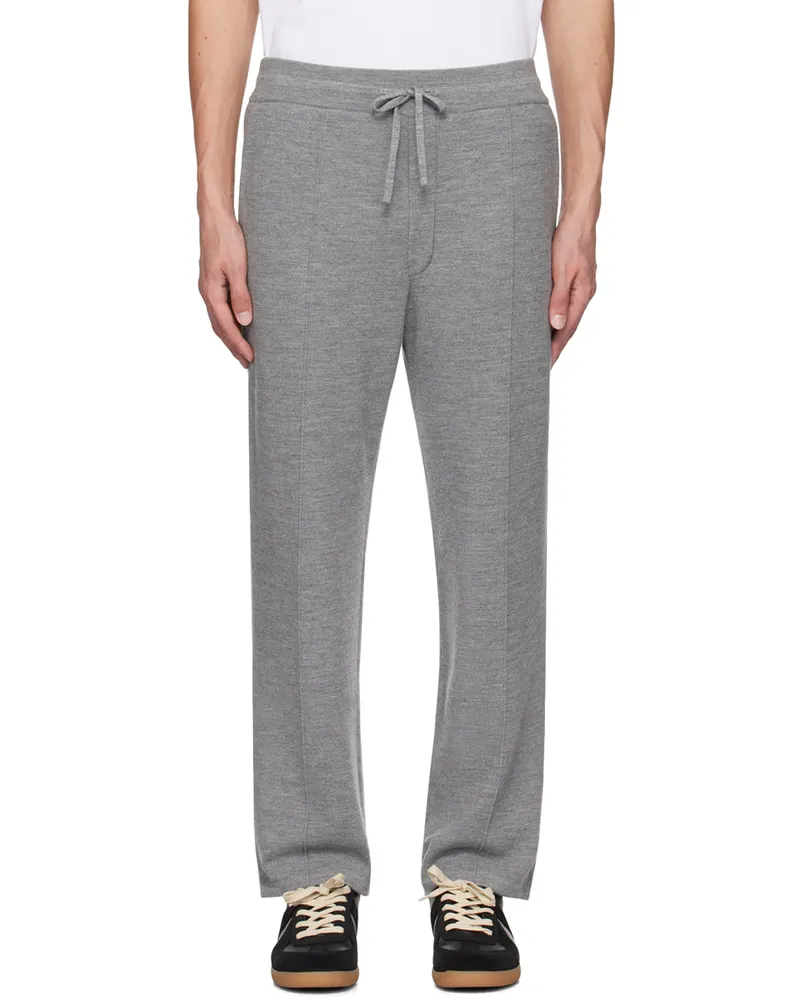 SOLID HOMME Gray Drawstring Sweatpants 603g