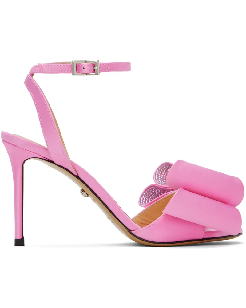 Mach & Mach Pink 'Le Cadeau' 95 Heeled Sandals Barbie