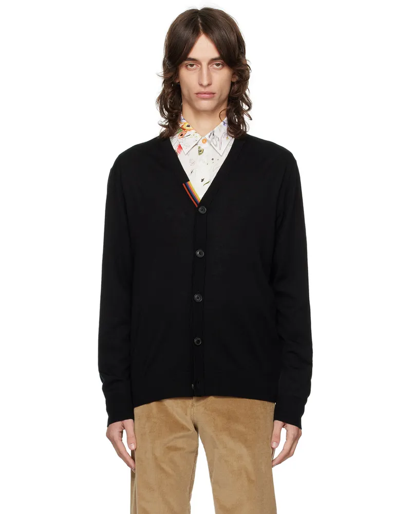 Paul Smith Black Striped Cardigan 79