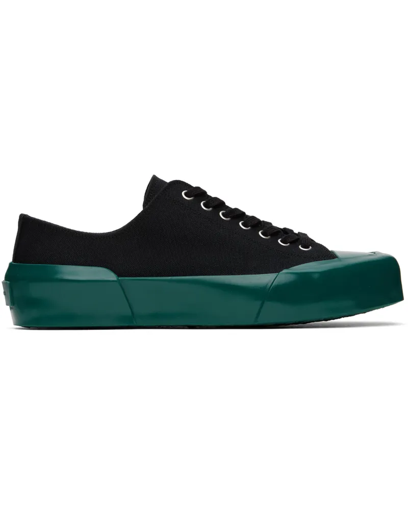Jil Sander Black Vulcanized Sneakers 83