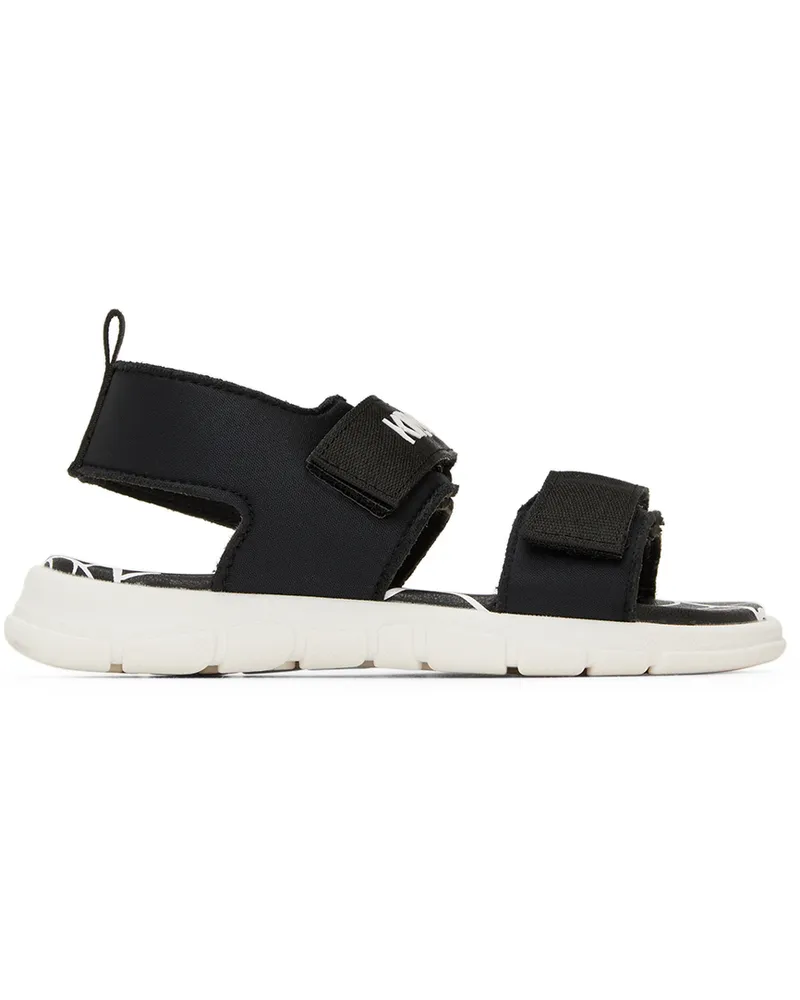 Kenzo Kids Black Velcro Sandals 09b