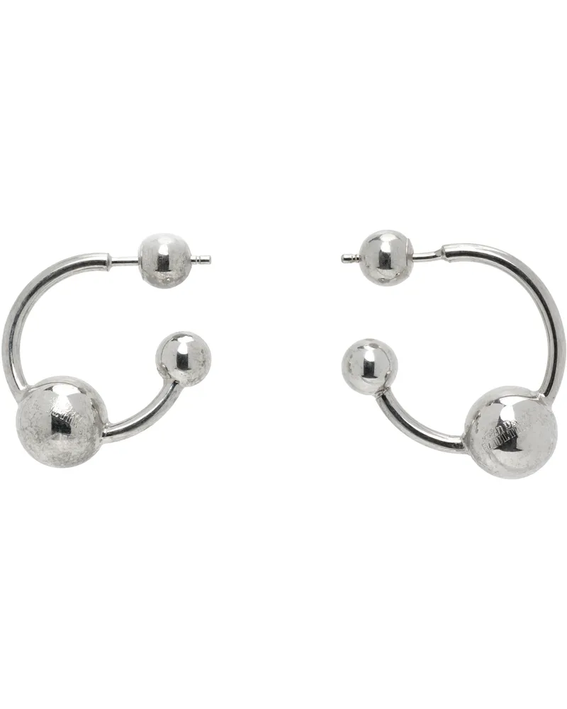 Jean Paul Gaultier The Piercing' Earrings 91-silver
