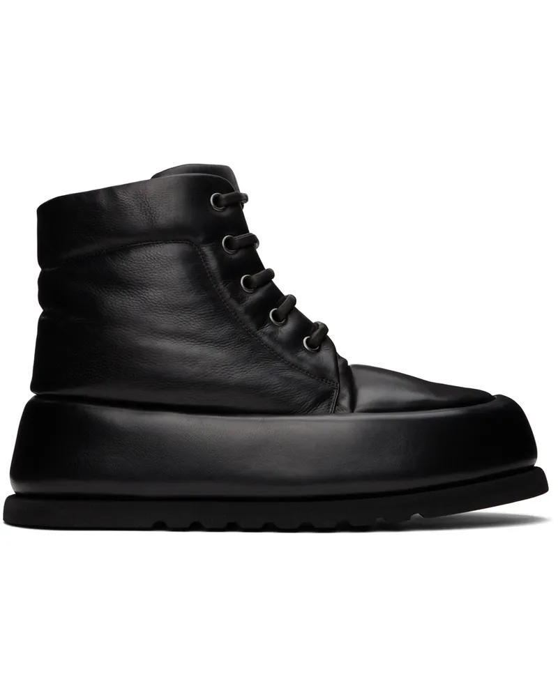 Marsèll Black Bombo Ankle Boots Black