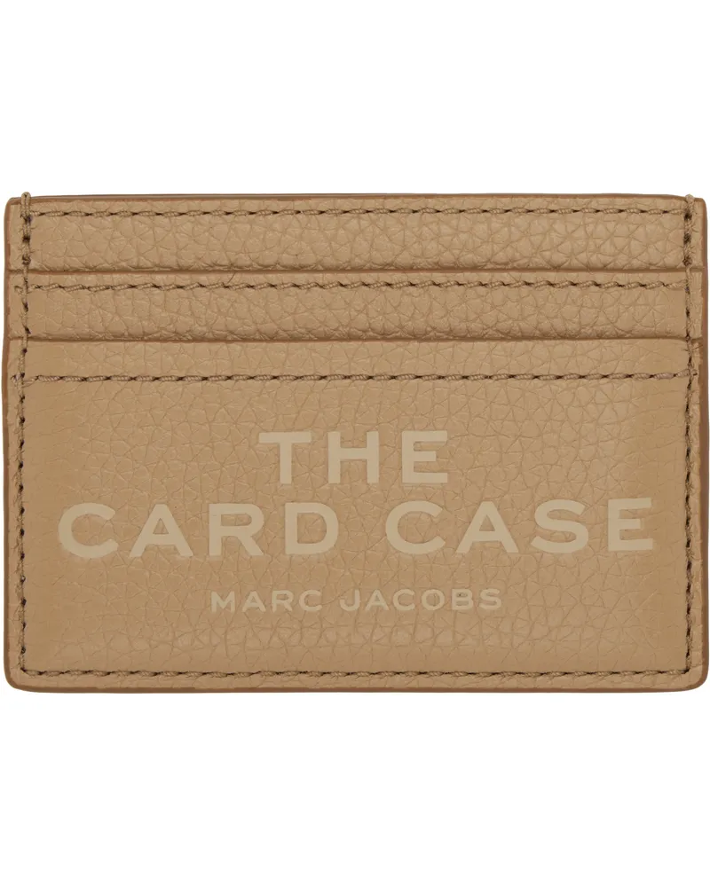 Marc Jacobs Beige 'The Leather Card Case' Card Holder 230