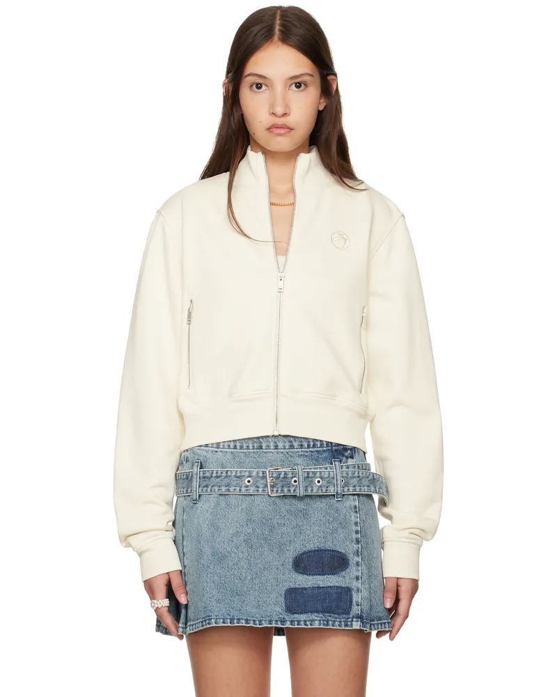 AMBUSH Off-White Zip Up Sweatshirt Tofu