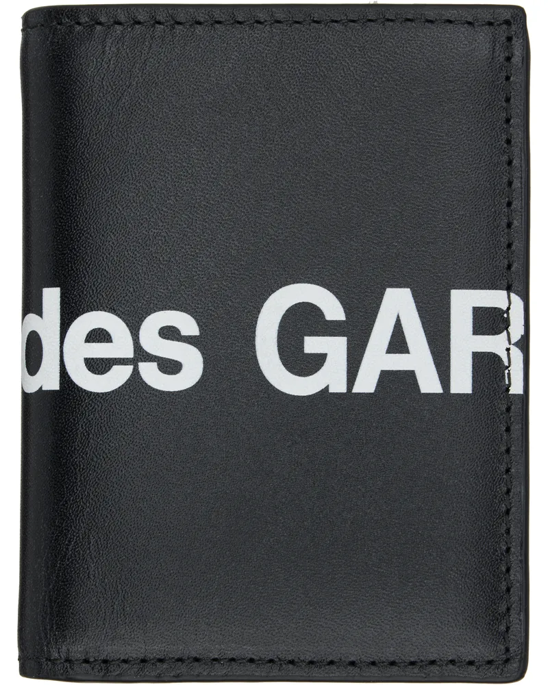 Comme des Garçons Black Huge Logo Group Wallet 1