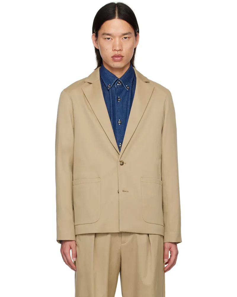 A.P.C. Beige Luc Blazer Baa