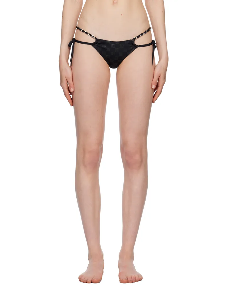 MISBHV Black Chain Bikini Bottom Black