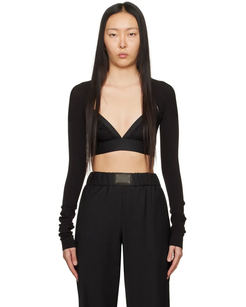 Dolce & Gabbana Black Kim Kardashian Edition Cardigan N0000