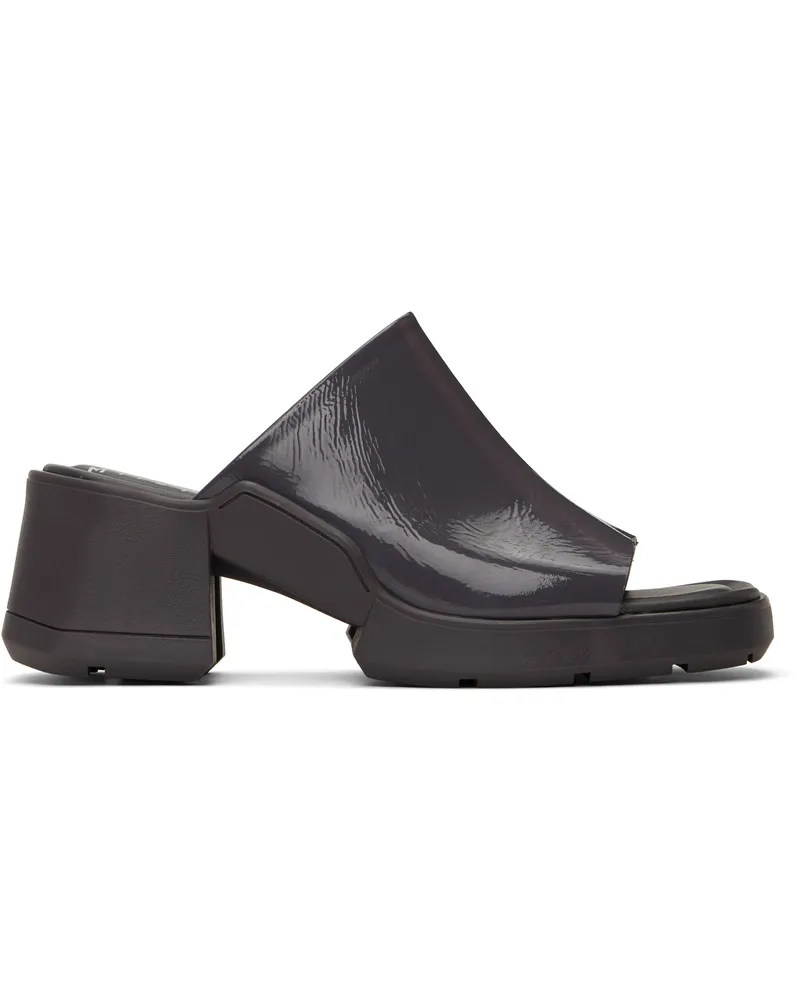 Miista Gray Clarin Mules Dark