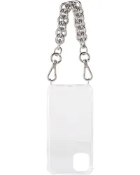 1017 ALYX 9SM Transparent Chunky Chain iPhone 11 Case Trasparent