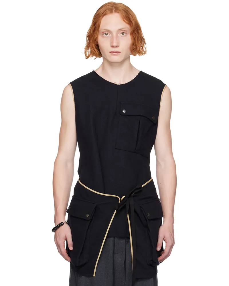 Dries van Noten Navy Layered Top 509