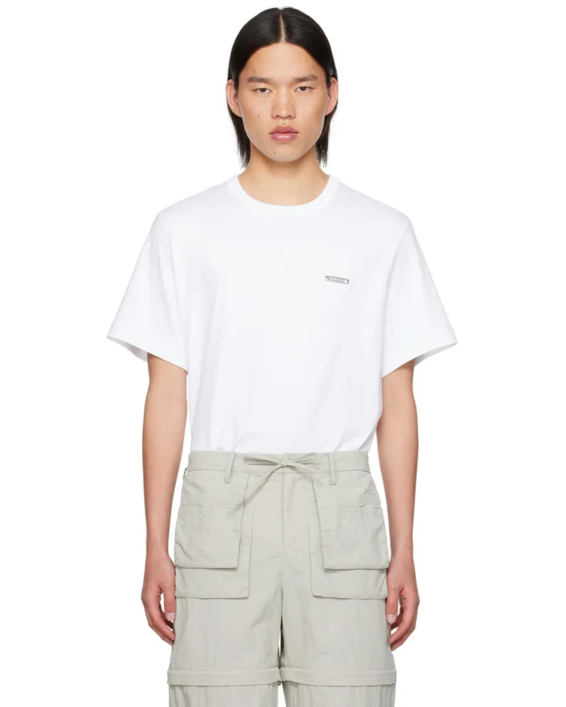 Helmut Lang White Plaque T-Shirt White