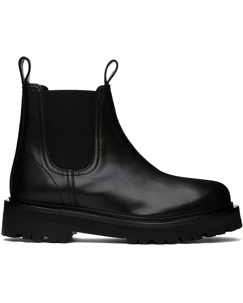 Studio Nicholson Black Kick Chelsea Boots Black