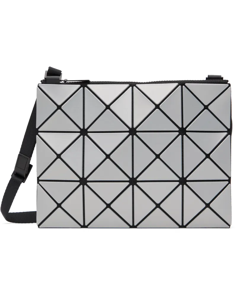 Issey Miyake Gray & Silver Lucent W Color Bag 98-lt.gray
