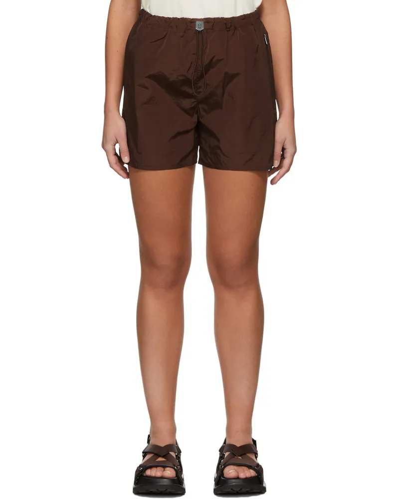 Jil Sander Brown Parachute Shorts 207