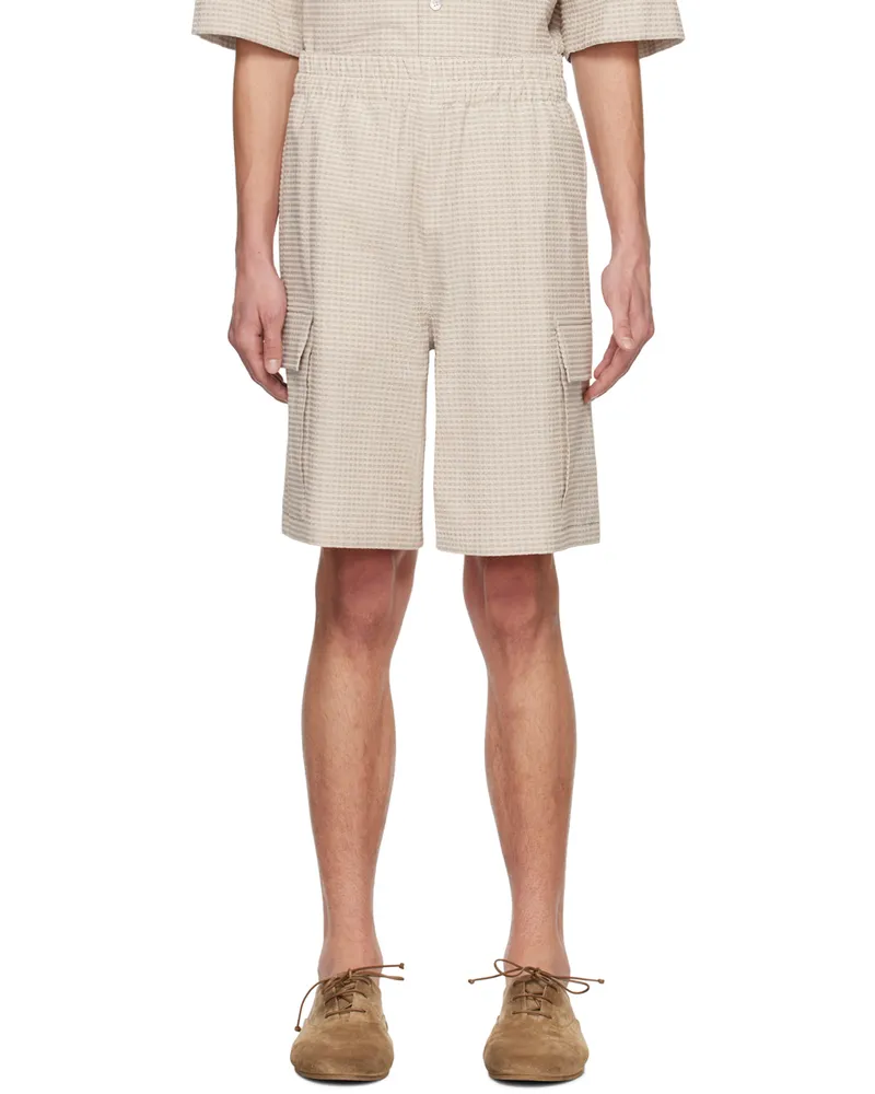 LE 17 SEPTEMBRE Beige Boxer Shorts Yellow