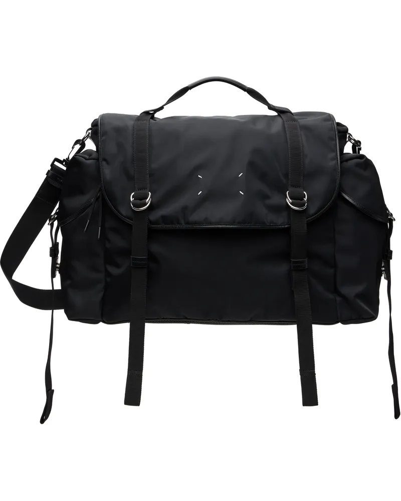 Maison Margiela Black High Tech Messenger Bag T8013