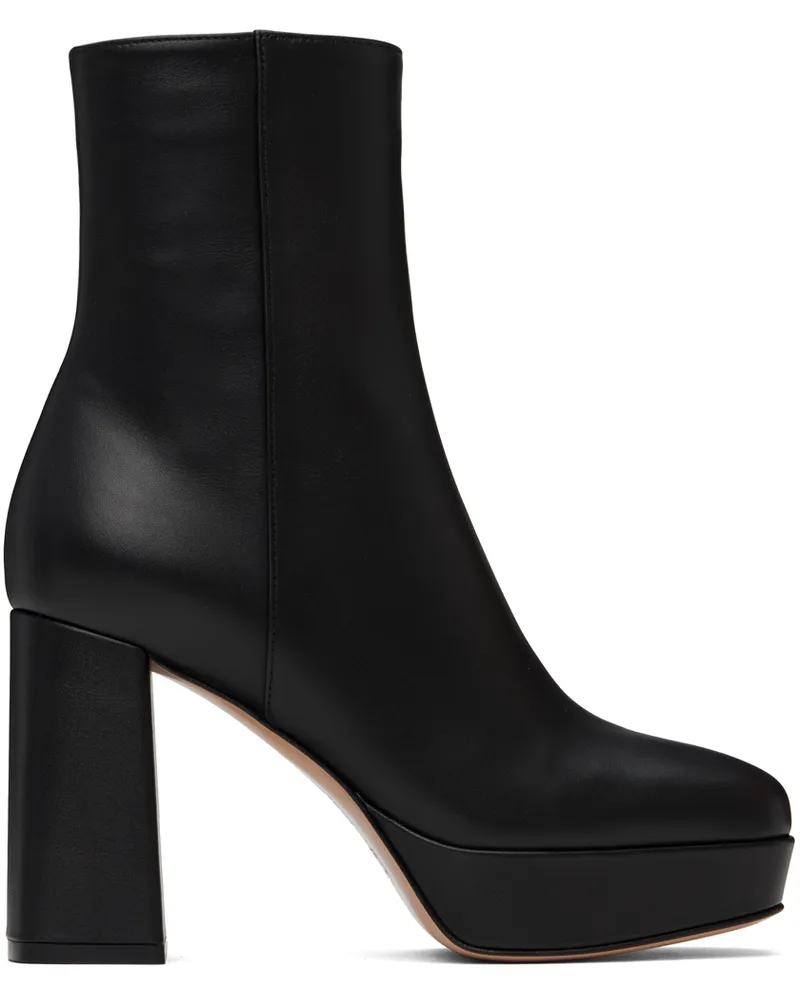 Gianvito Rossi Black Daisen Boots Black