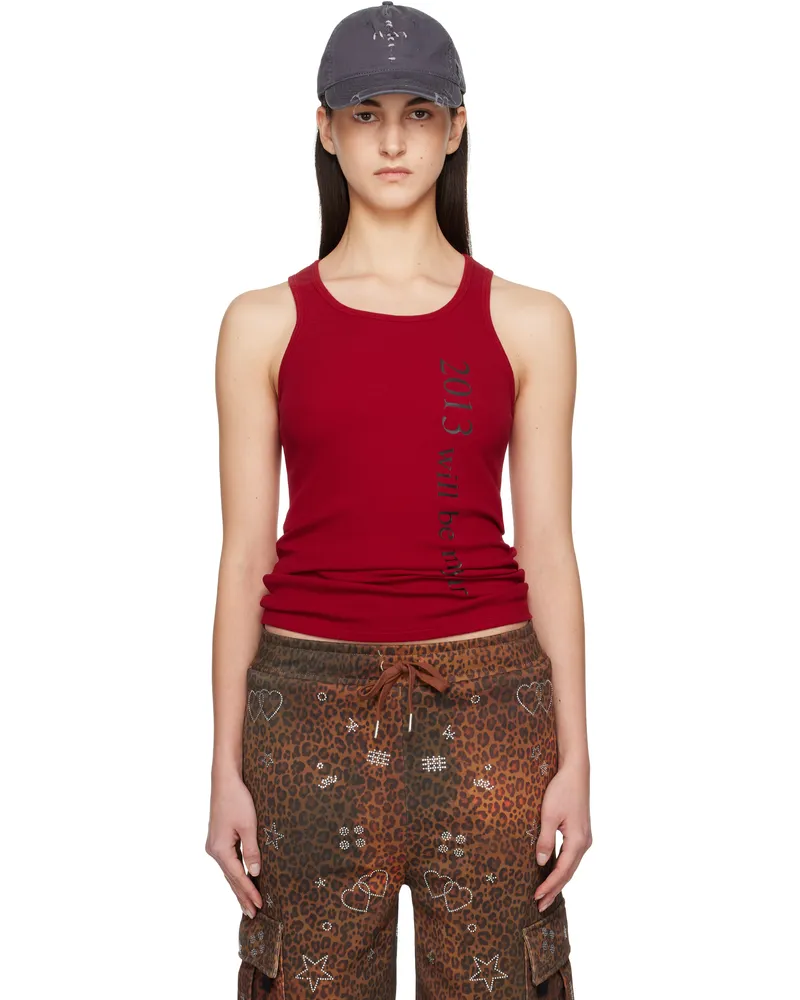 Praying Red '2013' Tank Top Red