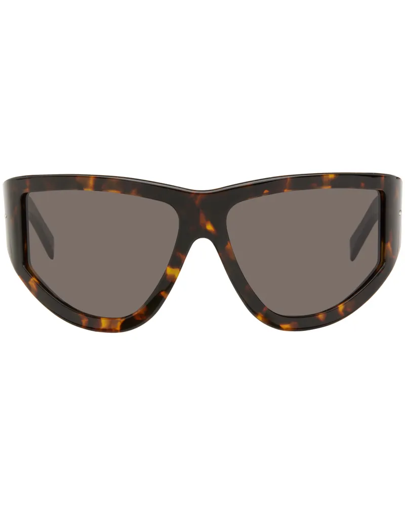 RETROSUPERFUTURE Tortoiseshell Knives Sunglasses Burnt