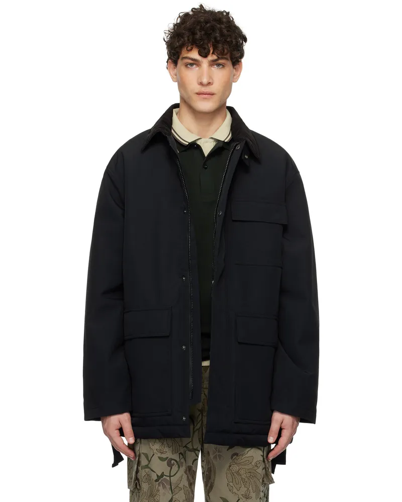 Carhartt WIP Black Clarton Coat 00exx