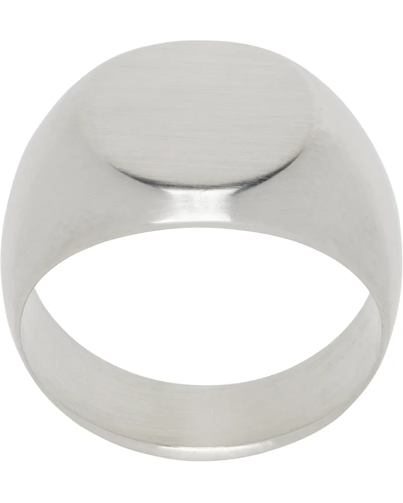 Jil Sander Silver Signet Ring