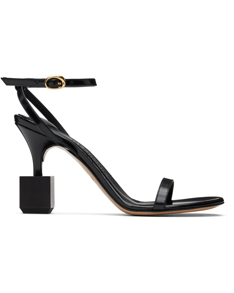 Jacquemus Black La Casa 'The Bisou' Heeled Sandals 990