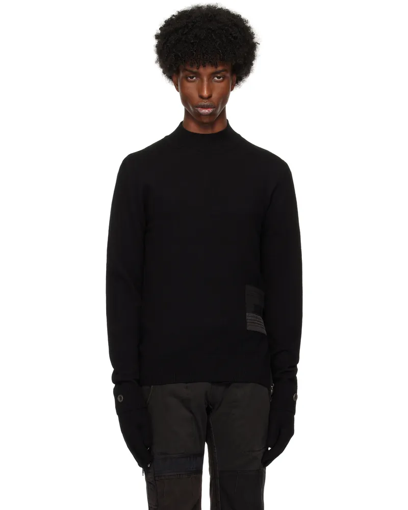 Hyein Seo Black Military Turtleneck & Gloves Set Black