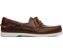 Brown Portland Waxed Boat Shoes