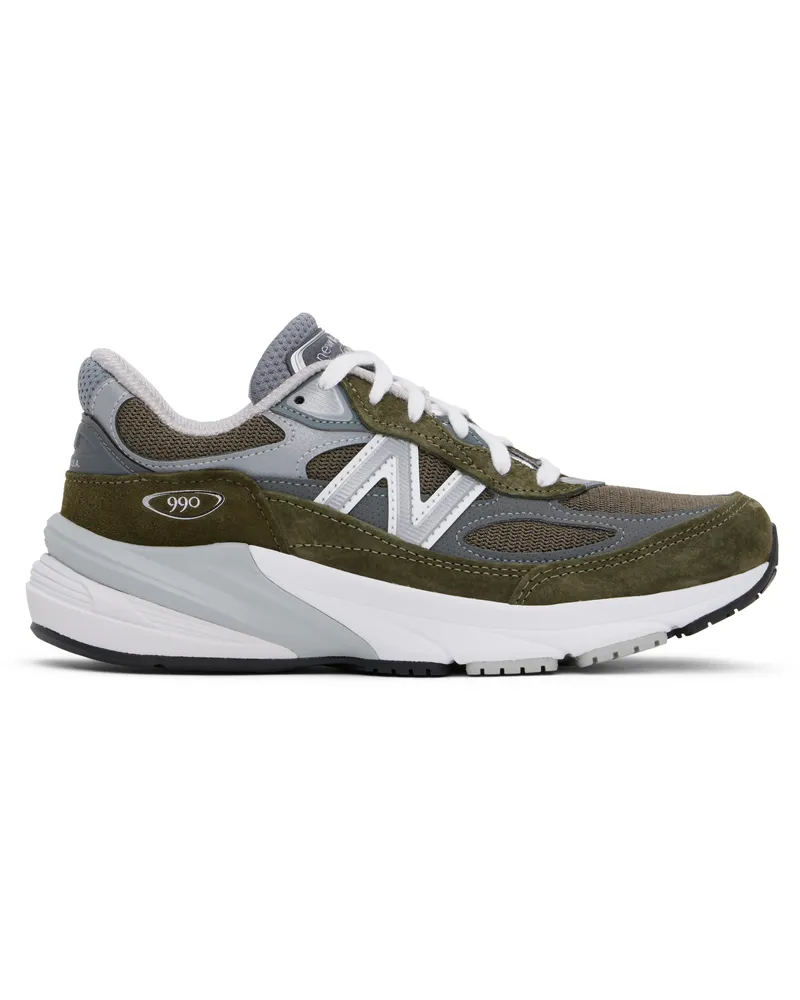 New Balance Green & Gray Made in USA 990v6 Sneakers Green