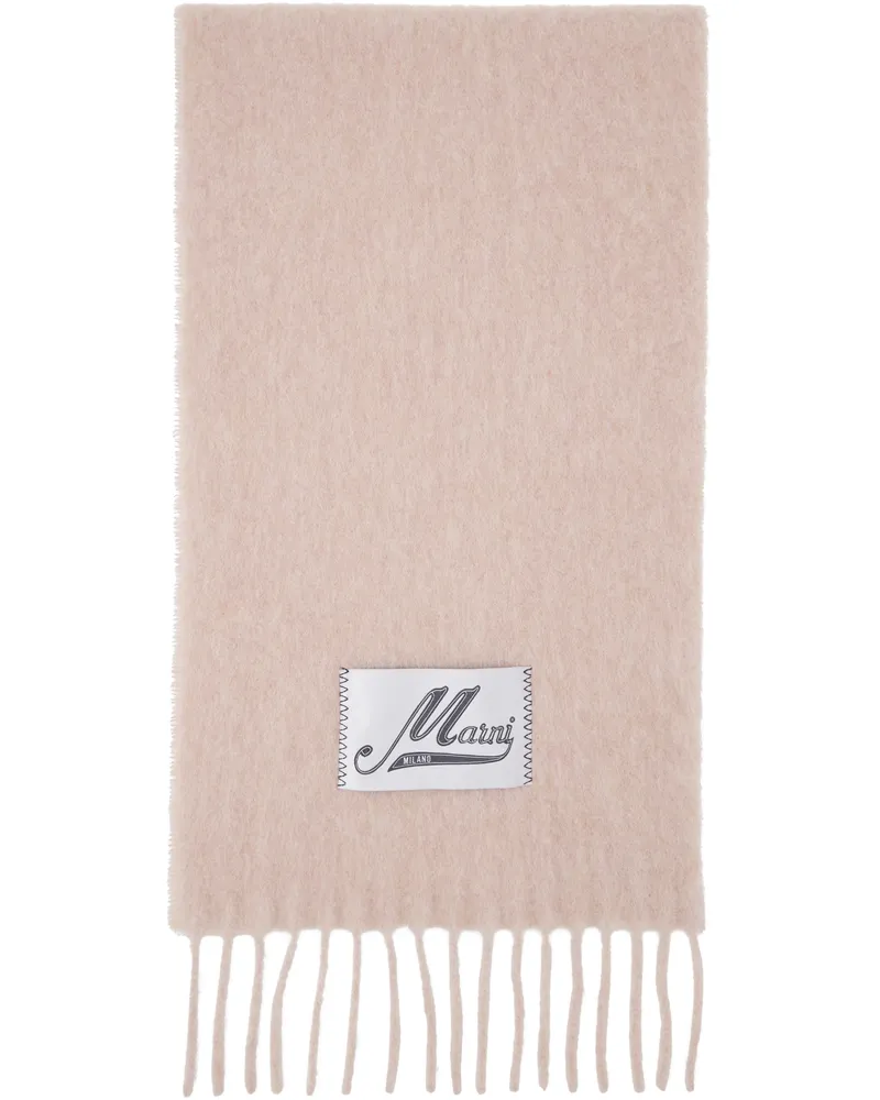 Marni Pink Alpaca Scarf 00c16