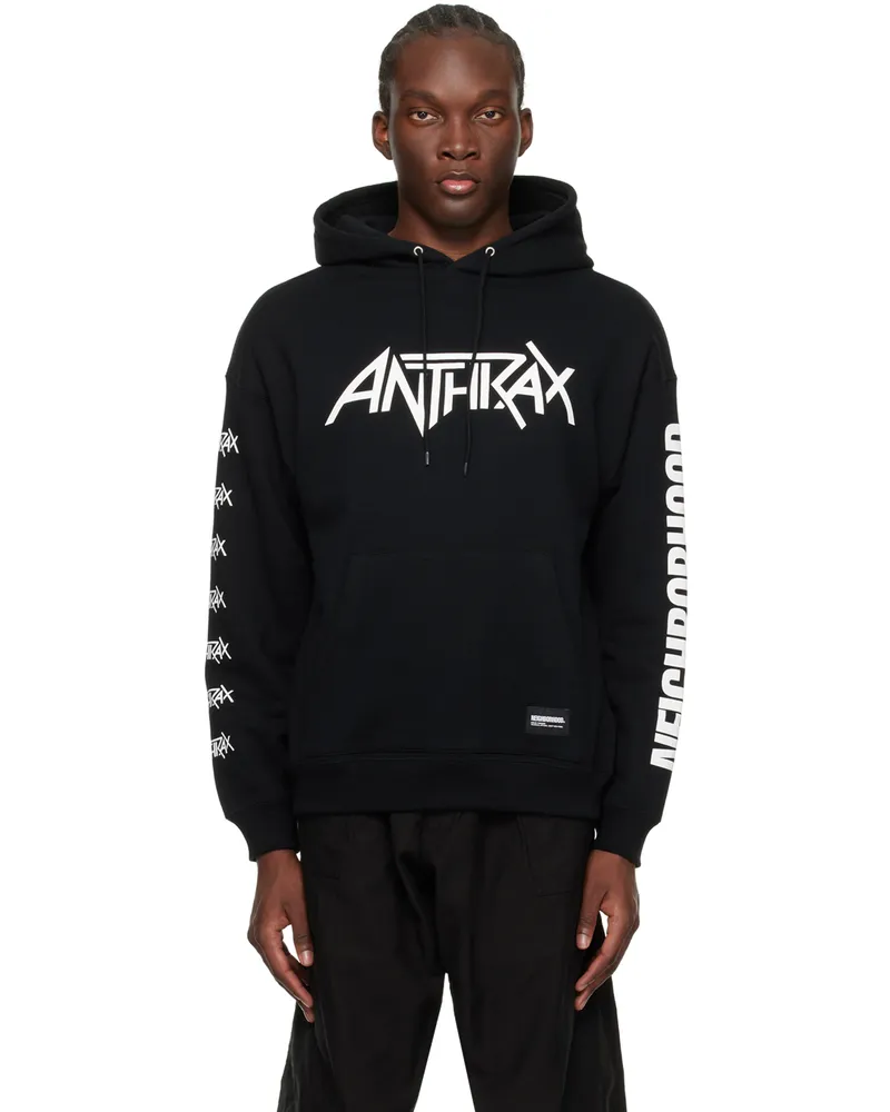Neighborhood Black Sweatparka Hoodie Black