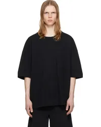 Christophe Lemaire Black Boxy T-Shirt Bkblack