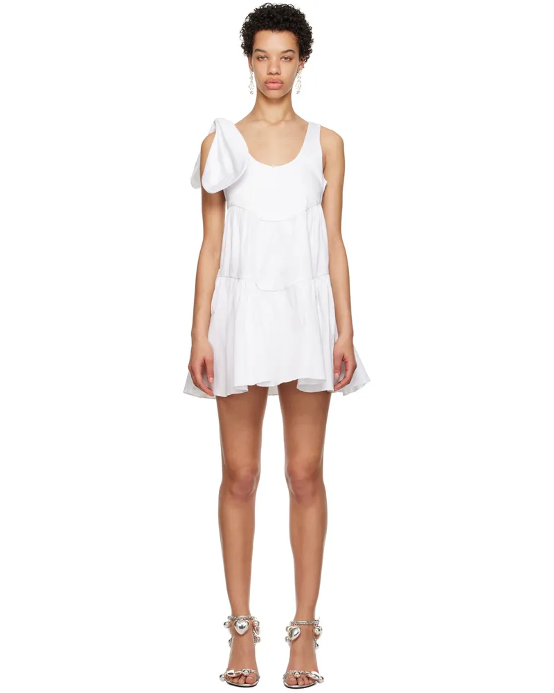 Kika Vargas White Elena Minidress White